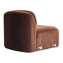 Cami Chenille Corner Lounge Chair